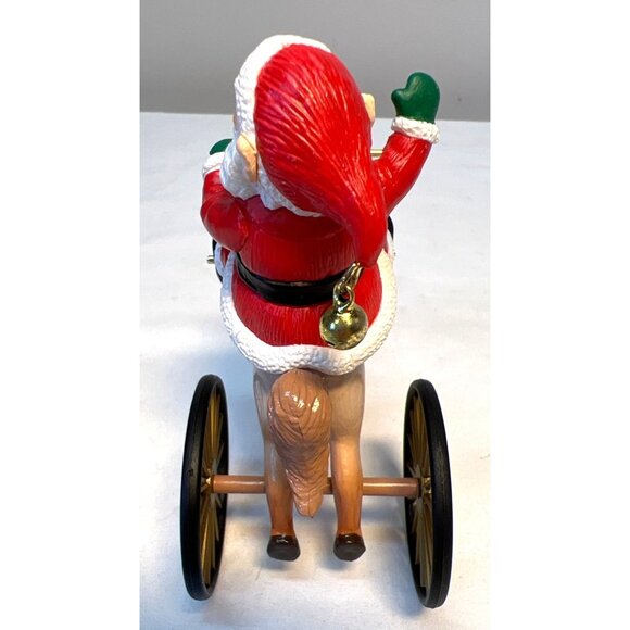 Hallmark The Wonderful Santacycle Handcrafted Ornament Special Edition - Picture 2 of 4